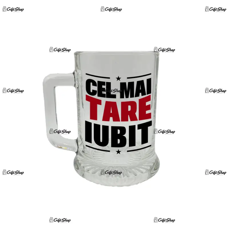 Cel mai tare iubit, halba cu mesaj